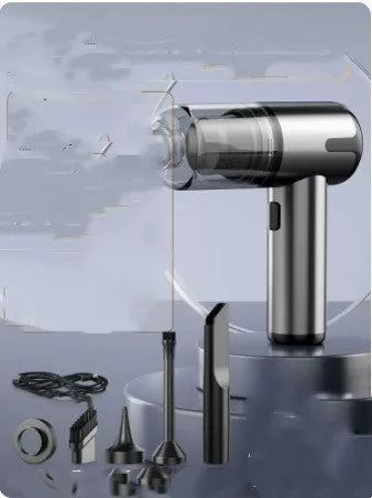 Handheld cordless vacuum cleaner with attachments for car and home cleaning