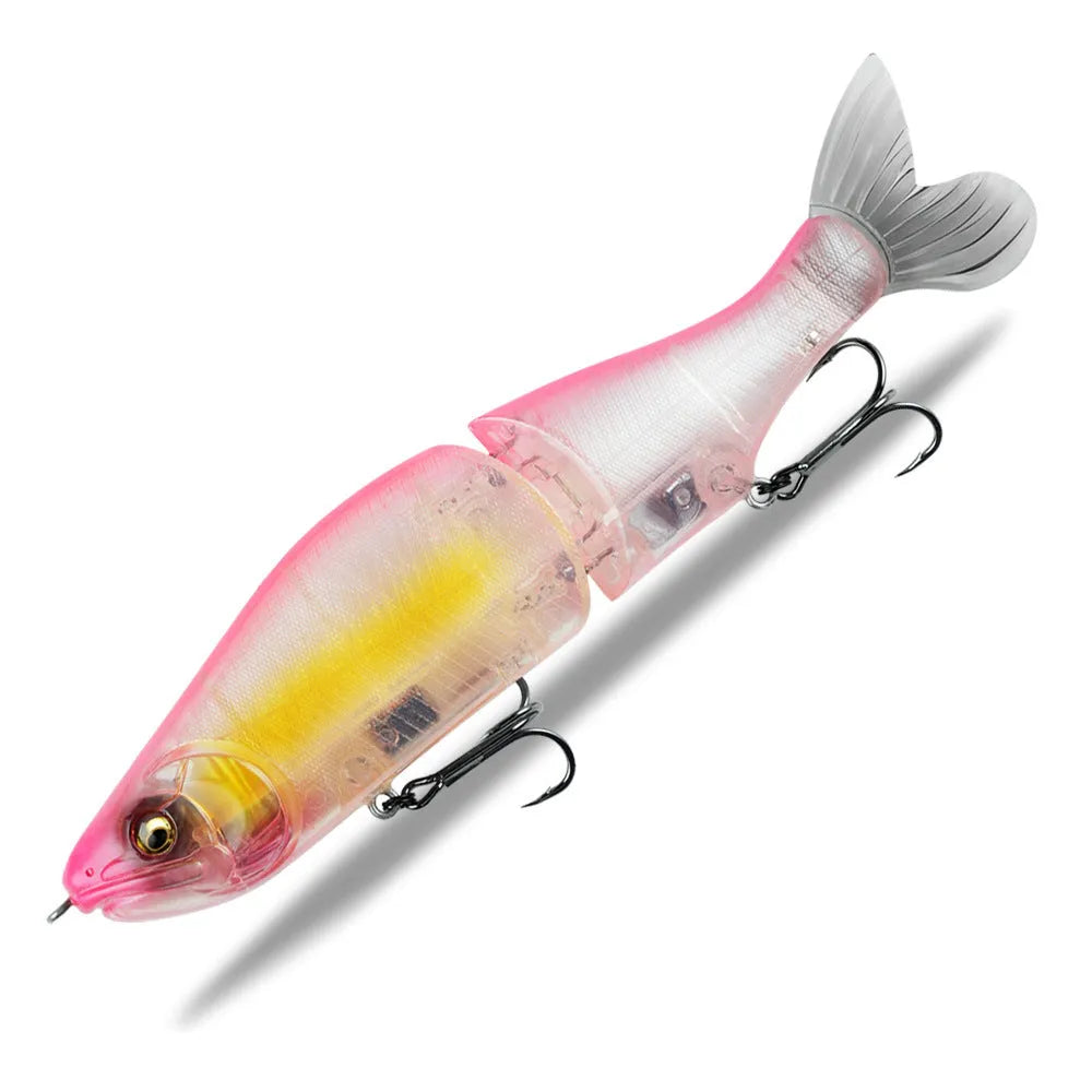 185mm hard plastic fishing lure for bass and pike in one of fifteen colour options