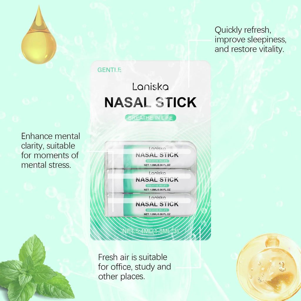 Mint Cool Nose Soothing Suit nose spray set of three 1.8ml bottles with menthol and spearmint