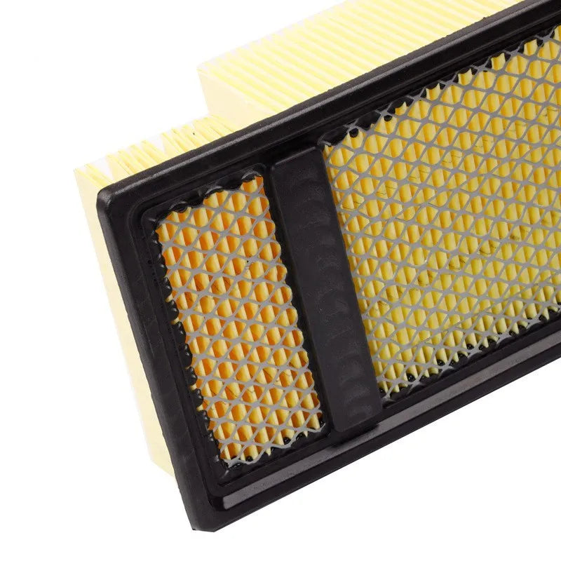 Dodge Ram pickup truck air filter cartridge with connection threads and sealing ring