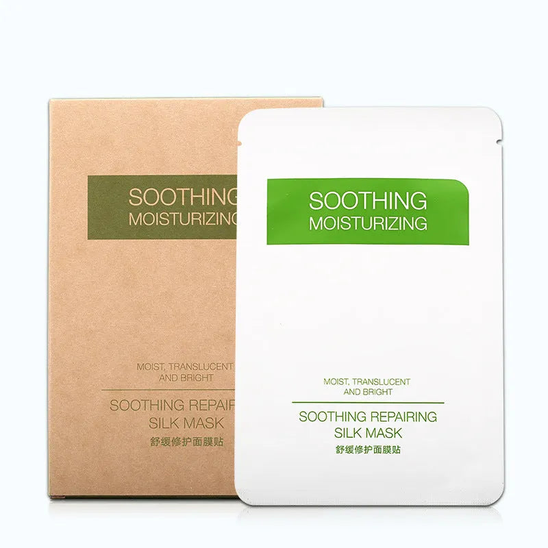 White Soothing Silk Moisturising Facial Mask sheet for sensitive skin, 25g content