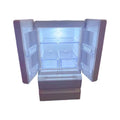 Small white illuminated candy toy model for dollhouse display, shown with light on.