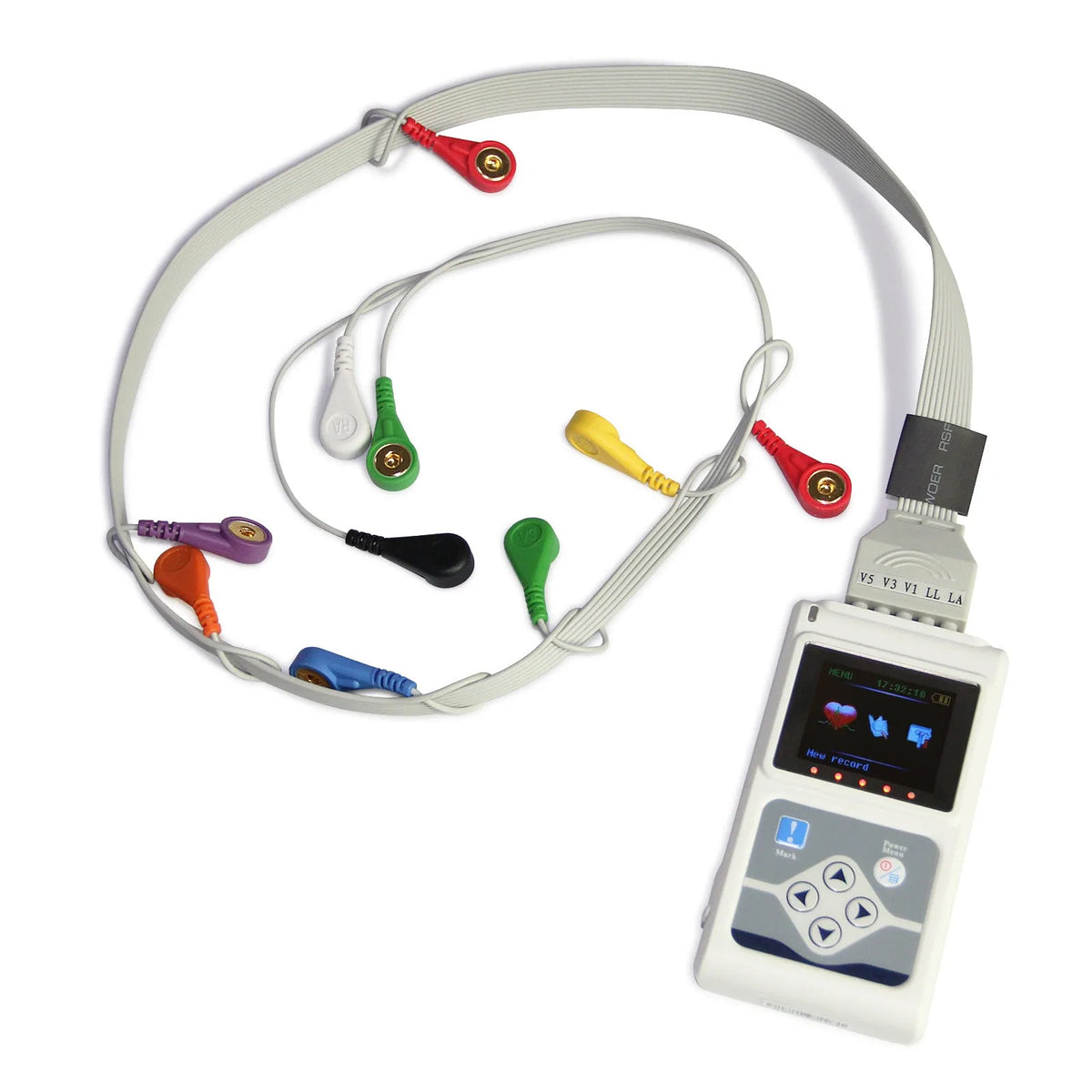 ECG Holter 12 channel 12 lead recorder TLC5000 with lead cable and USB for 24-hour ECG monitoring