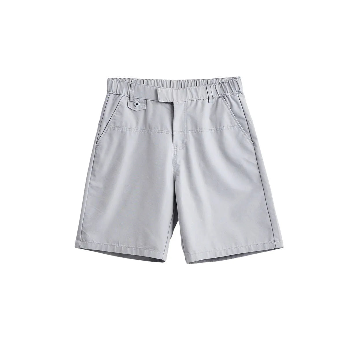 Men's cotton blend casual shorts in loose cut with micro elasticity for summer wear