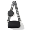 Soft PU one-shoulder crossbody bag for women in a horizontal square shape, showing colour options.