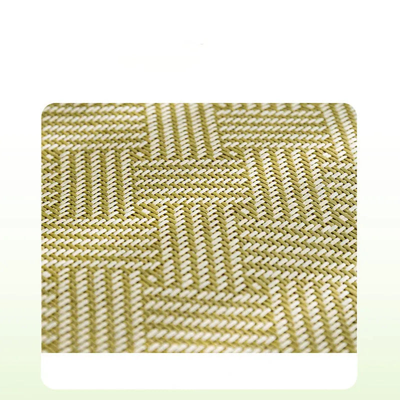 Green fruit-shaped pet nest mat with raised backrest for a cat or small dog.