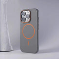 iPhone 16 frosted PC magnetic phone case with invisible bracket, black colour, hard shell protective sleeve for Apple iPhone 16 series