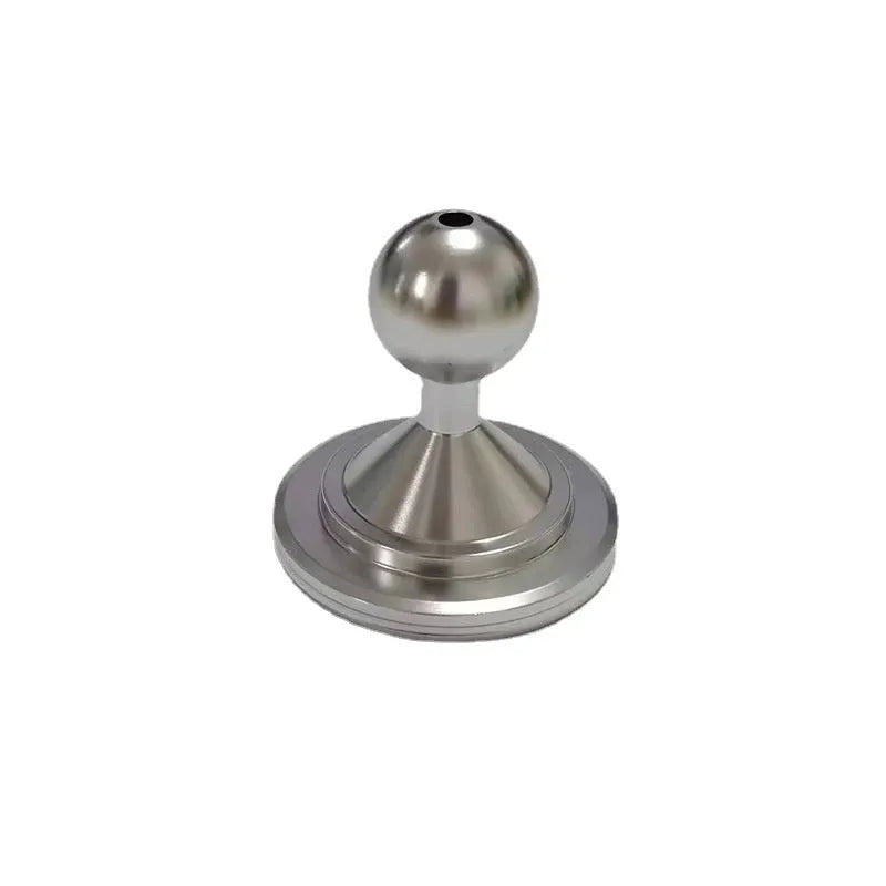 Aluminium alloy dashboard mounting base plate in silver or black for vehicle device organisation