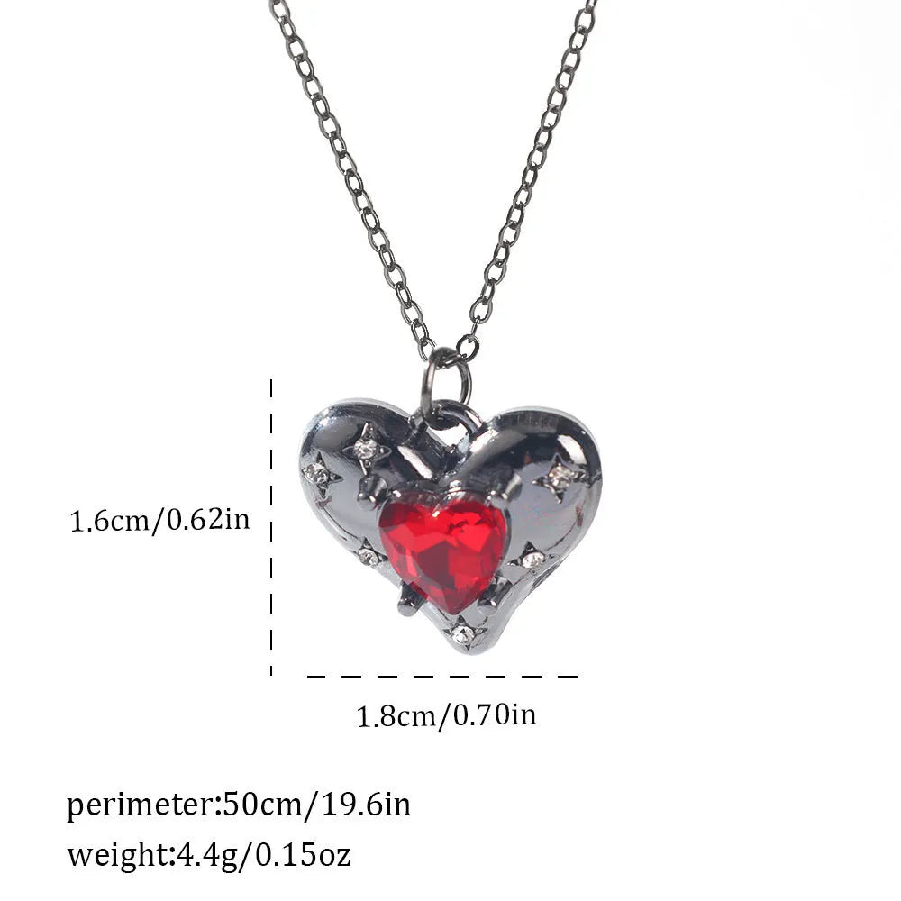 Gothic zinc alloy necklace with electroplated bat and spider pendant designs for Halloween.