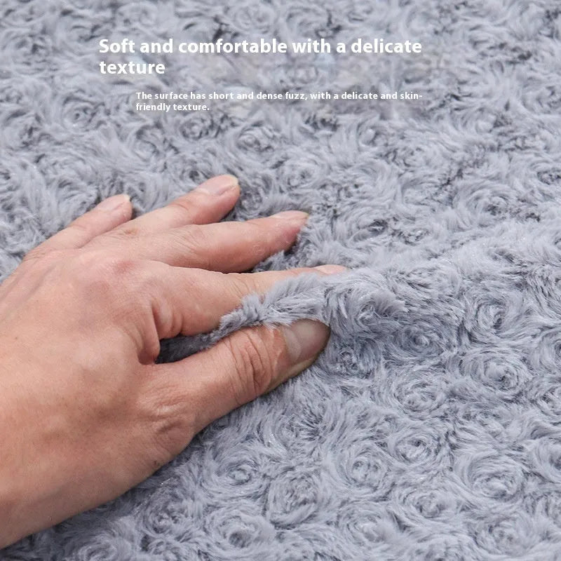 Grey cloth dog kennel with removable fleece lining, shown in three sizes for medium and large breeds.