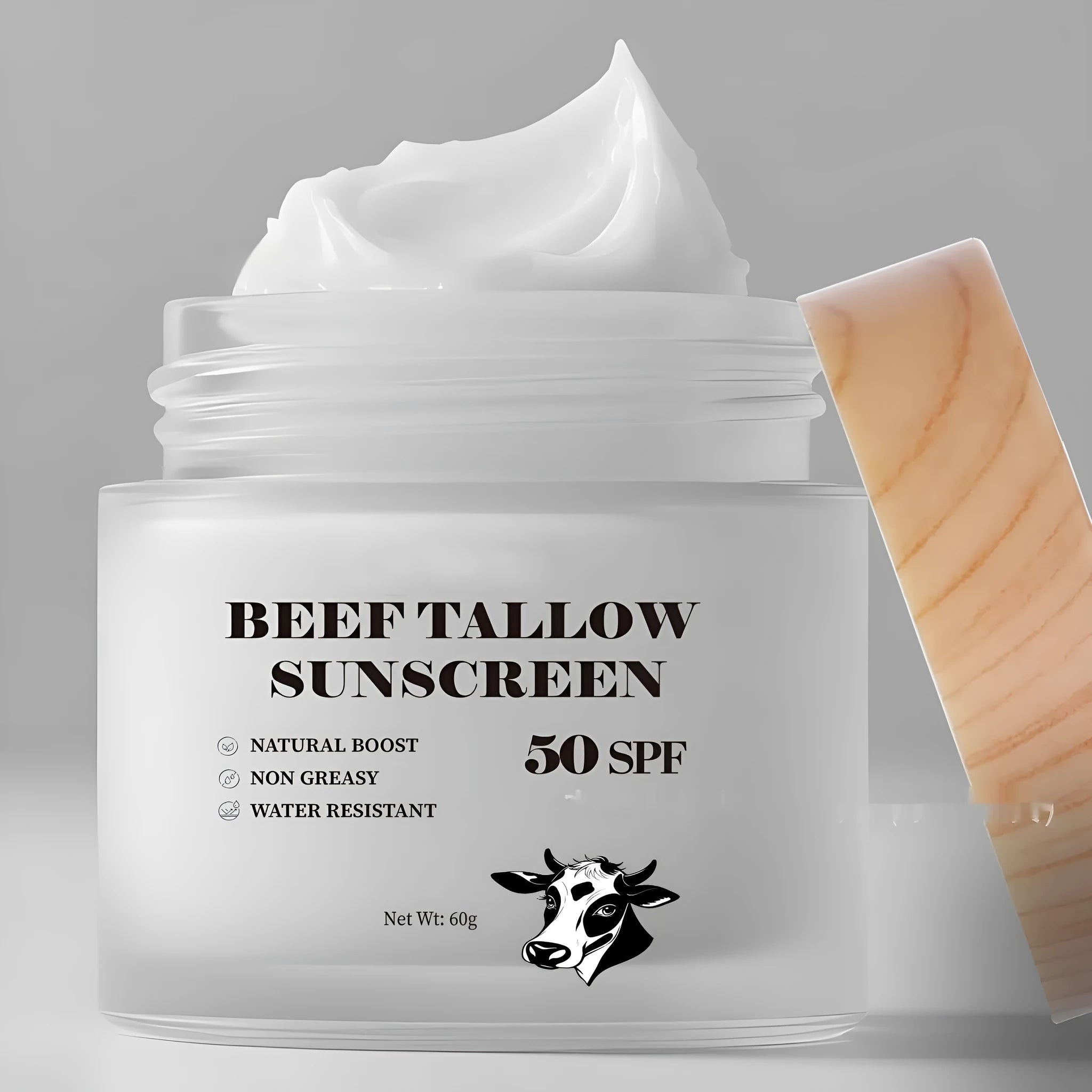 60g tube of waterproof non-greasy protective cream with beef tallow for outdoor and work use