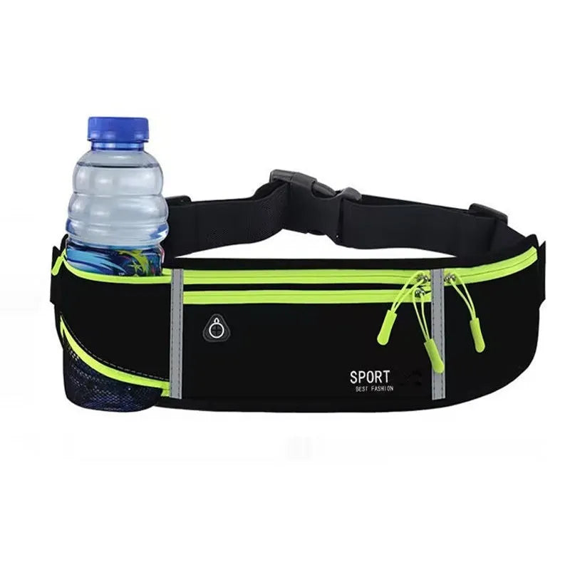 Waterproof running belt bag in multiple colours with anti-theft design for outdoor exercise