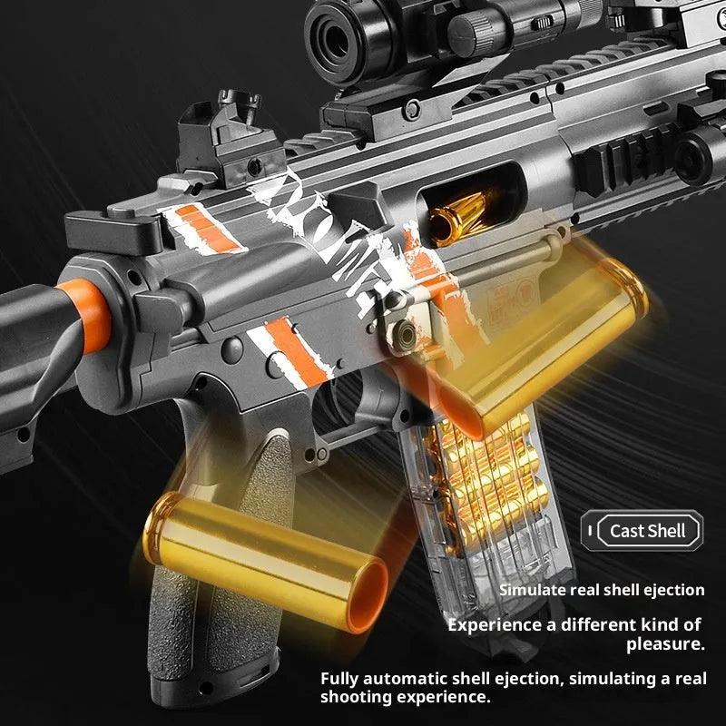 M416 throw shell soft bullet gun AMT toy made of plastic with soft elastic bullets for teenagers