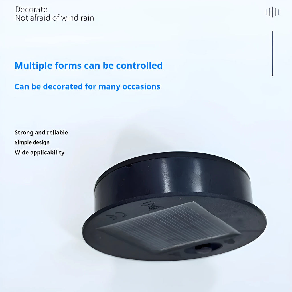 Oval LED battery box accessory for solar lithium highlight lamp, 2x7cm, IP44, three light colour options