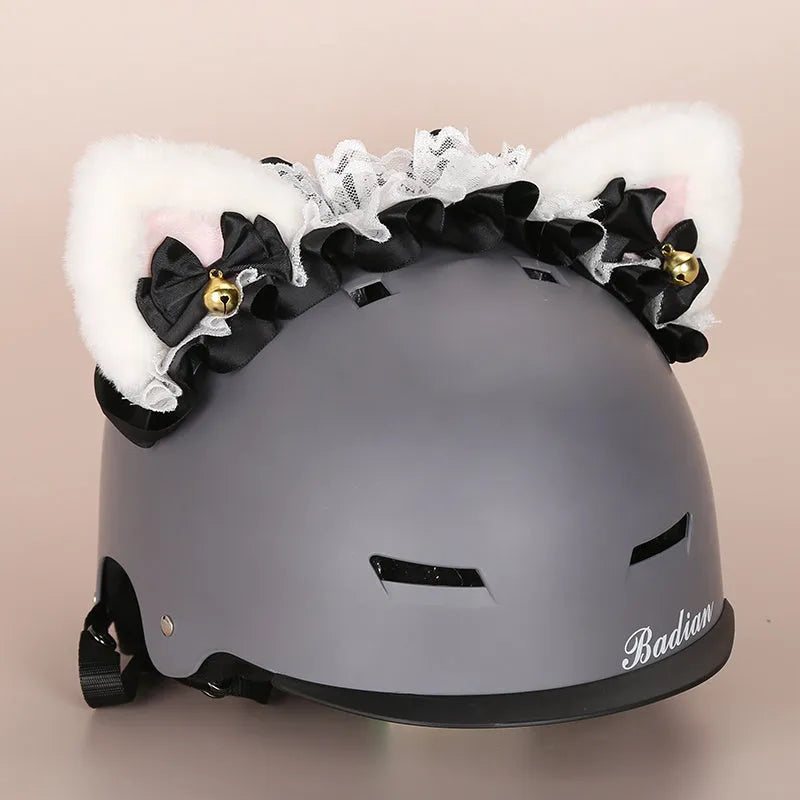 Child's plush cartoon character helmet cover and hat set in soft fabric, shown in medium size.