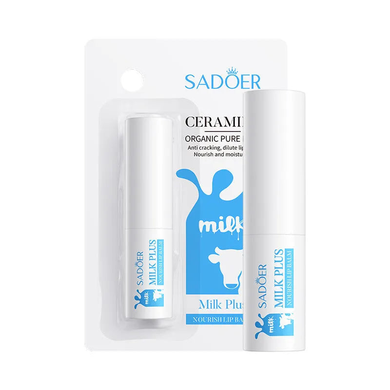 Anti-chapped moisturising lipstick tube in various net content weights from 2.7g to 4.5g.