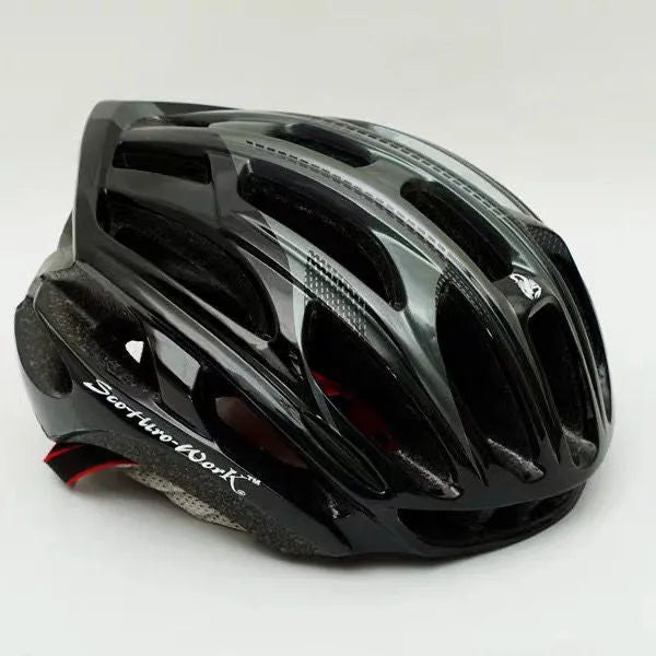 Bicycle helmet with 25 vents, one-piece moulded PC shell and EPS liner, available in M 54-58cm and L 58-62cm