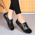 A pair of casual low-top flat shoes with Velcro fastening and a round toe, shown in various colours.