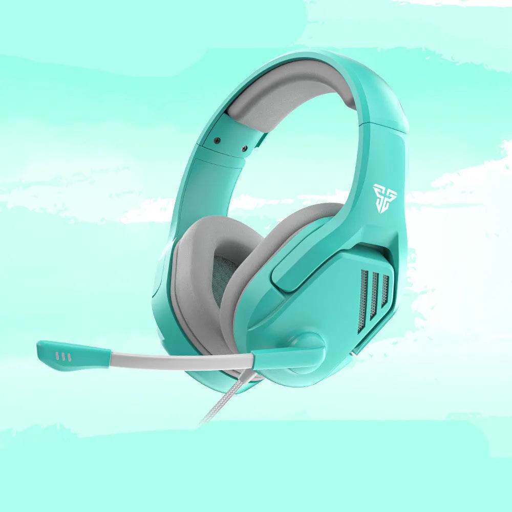 MH86 Esports professional headwear with integrated black USB headphones and microphone