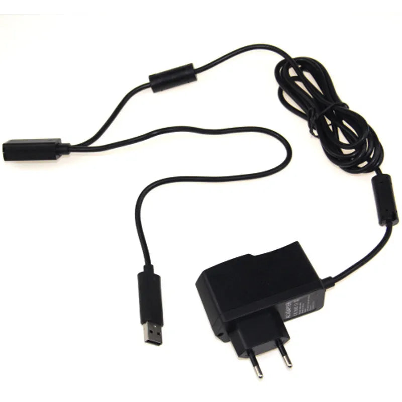 Xbox 360 Kinect power adapter with European design and plug options
