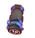 Flat white leather PVC fitness training sandbag with variable weight options from 5KG to 30KG.