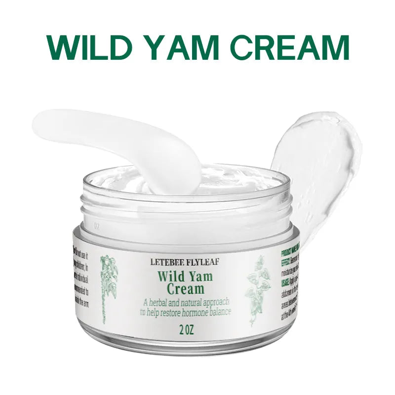 2 OZ jar of herbal wild yam moisturising face cream for wholesale supply