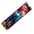 M.2 2280 PCIe NVMe solid state drive for desktop computers showing connector and label
