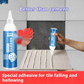 Tile shedding repair injection adhesive in emulsion body with capacities of 80g-500g for cold curing tile bonding