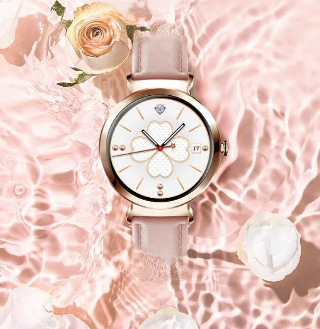 Zinc alloy smart bracelet watch with 1.28-inch screen and adjustable straps in six colour options