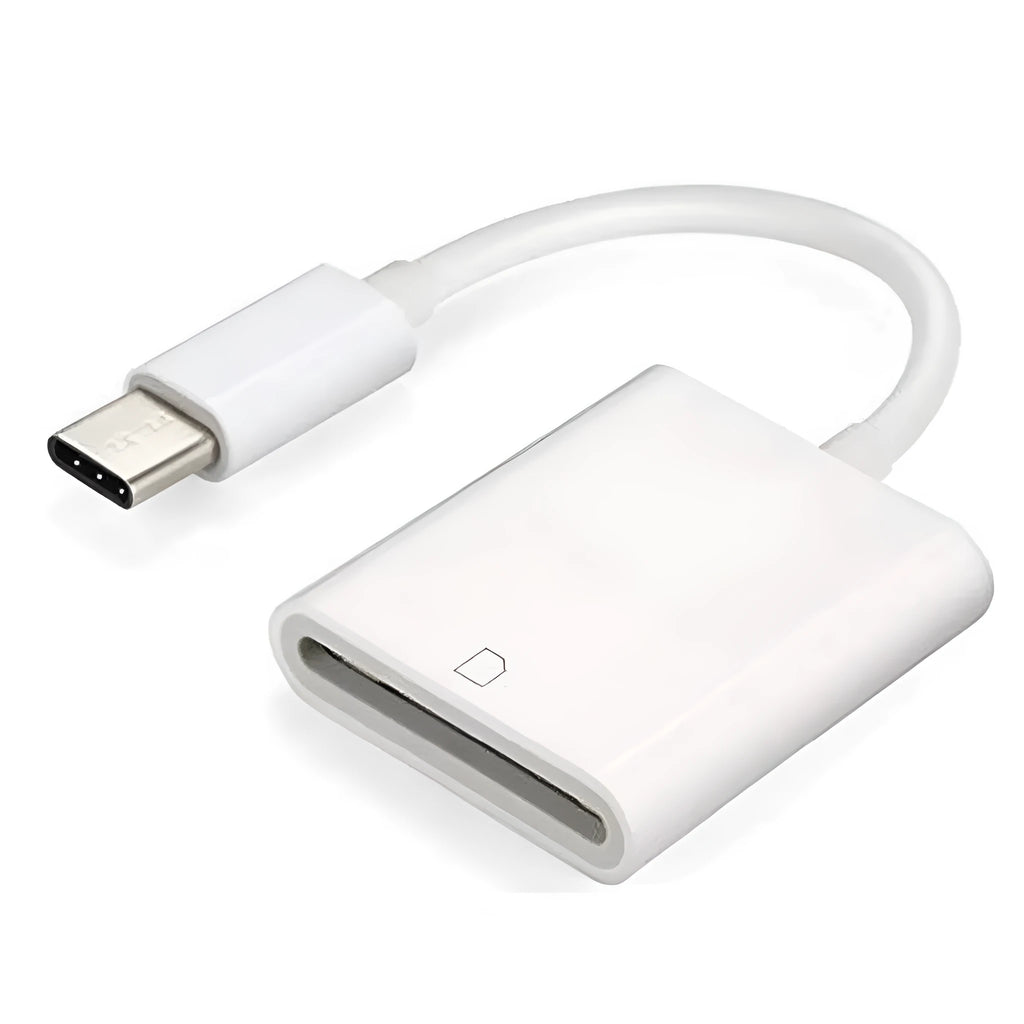 Multi-function USB 2.0 card reader for SD and TF memory cards with plastic shell