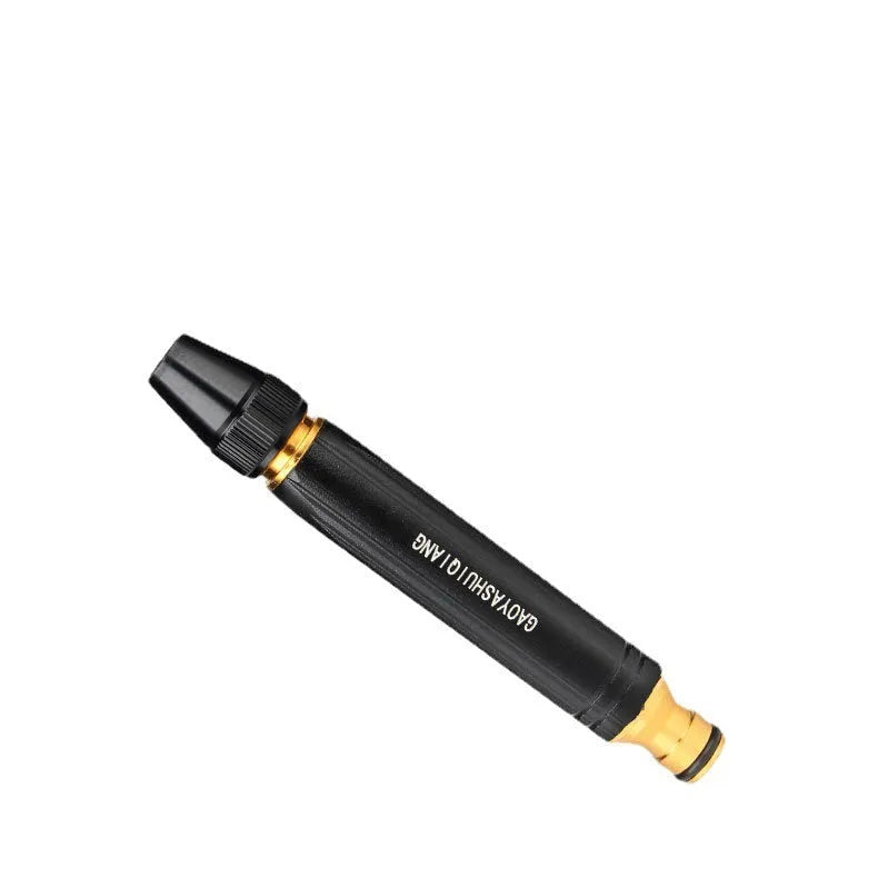 Black diamond alloy car washing gun with straight spray design for vehicle cleaning