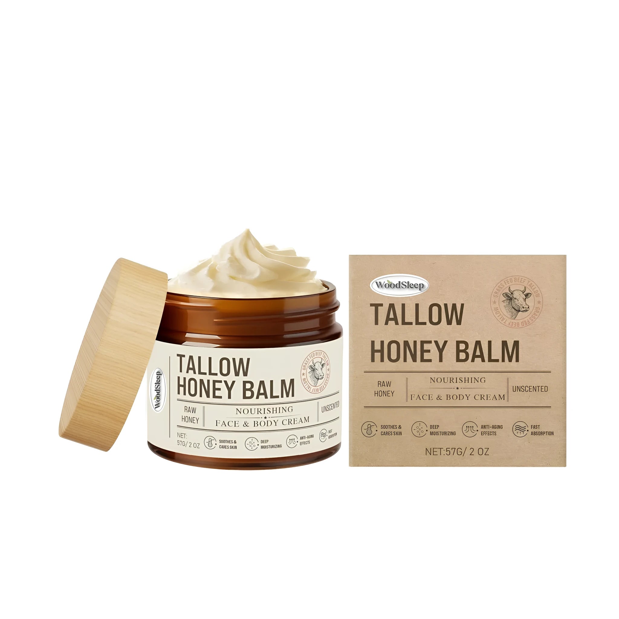 57g tube of Natural Butter Skin Care Cream with titanium dioxide and zinc oxide.