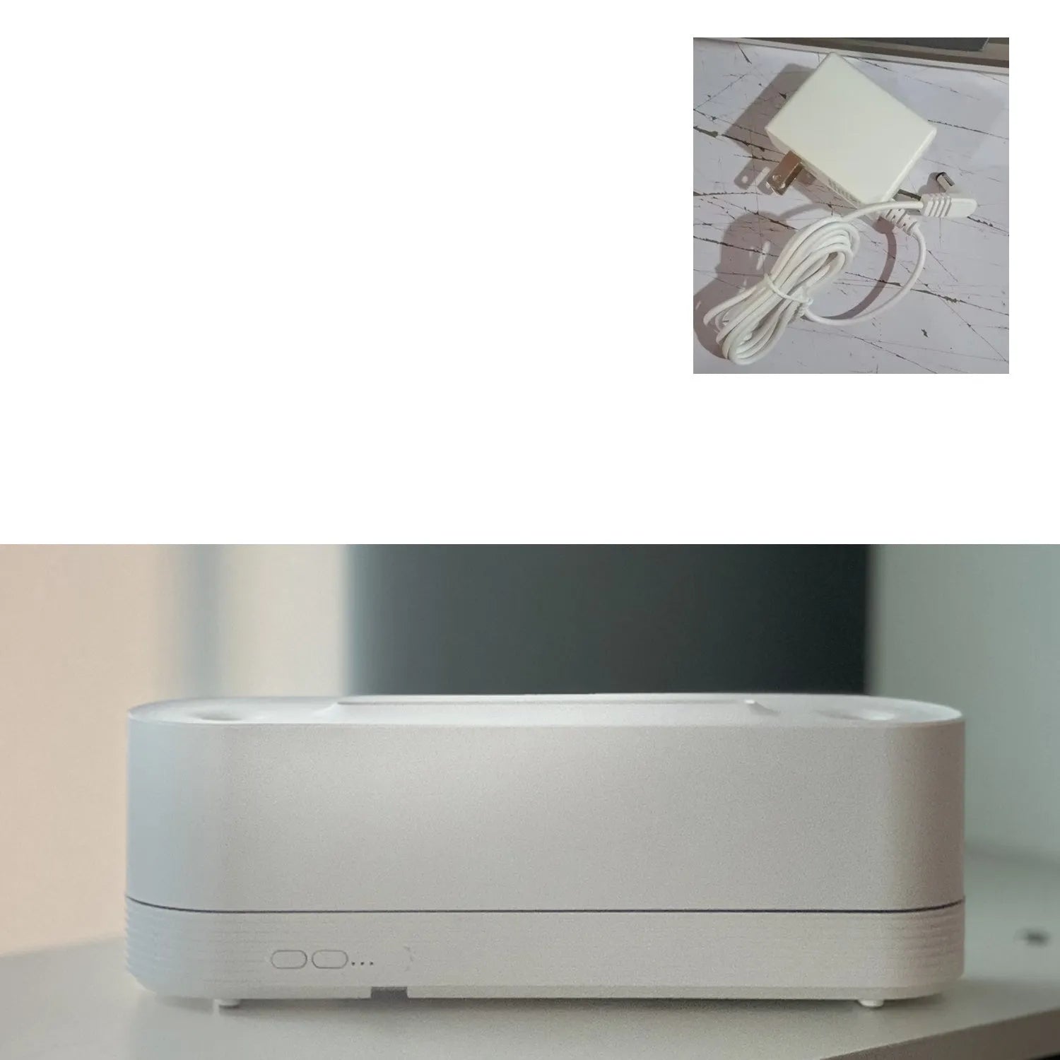 Black Flame Air ultrasonic humidifier diffuser with LED flame lighting emitting cool mist