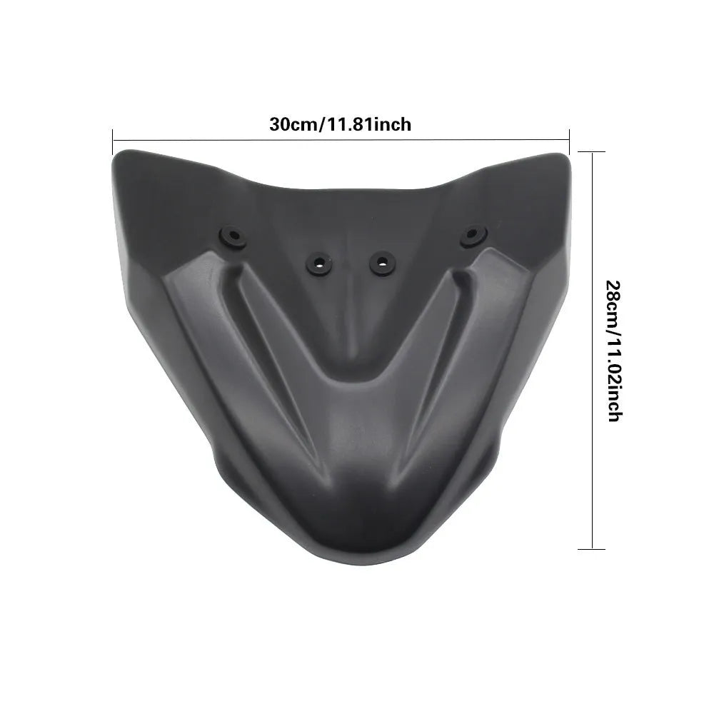 Black ABS wind protection wing for KTM 390 and 790 Adventure motorcycles