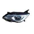 2018-2021 model car headlight assembly with 9-line projector pattern and ABS housing
