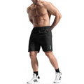 Men's bamboo fibre and polyester sports shorts with elastic waist in multiple colour options