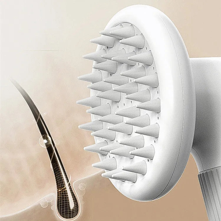 White PP pet bubble machine for cat and dog bath, USB powered, 139×118×286mm