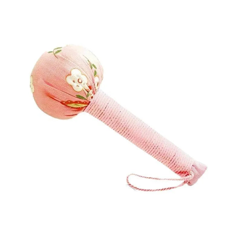 Argy wormwood hand-held massage hammer in green for neck and shoulder muscle relief, 26cm size
