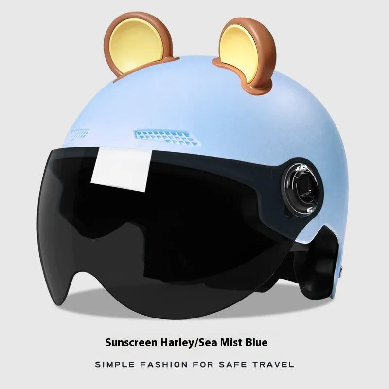 Electric bicycle helmet with ABS shell in multiple colour options for adult commuting