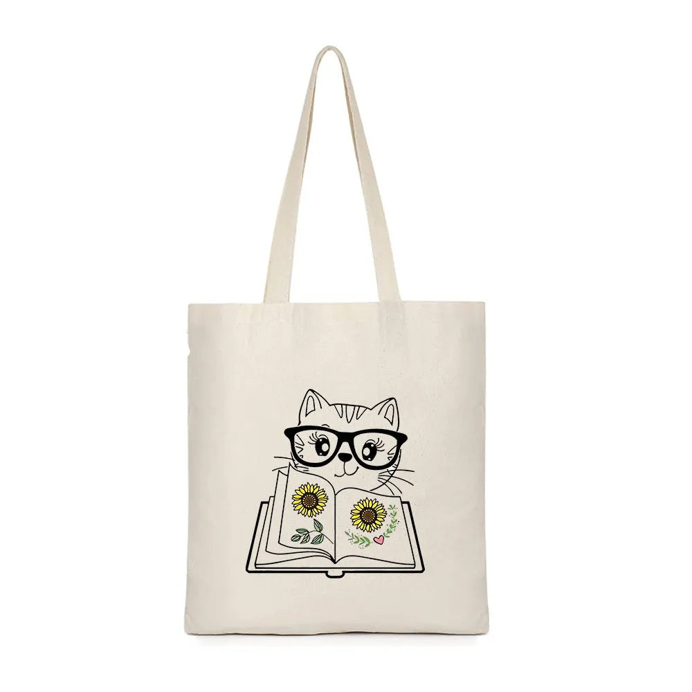 Sublimation canvas single shoulder bag with thermal transfer print in eight colour styles