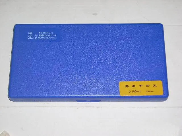 0-100mm depth micrometer set with 0.01μm resolution and alloy construction