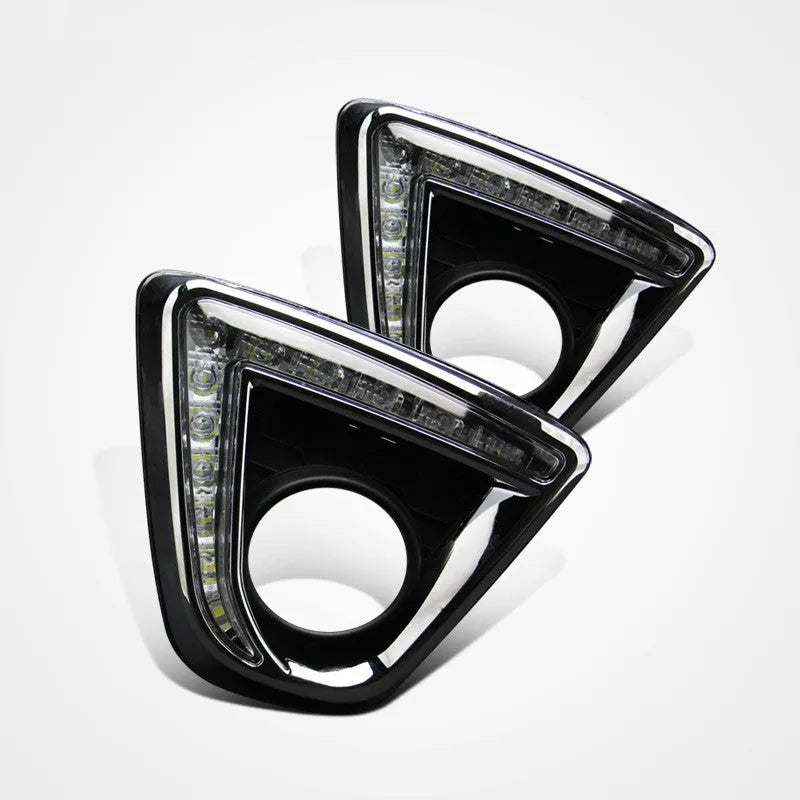 Mazda CX-5 daytime running light LED set with electroplated white light and configuration options