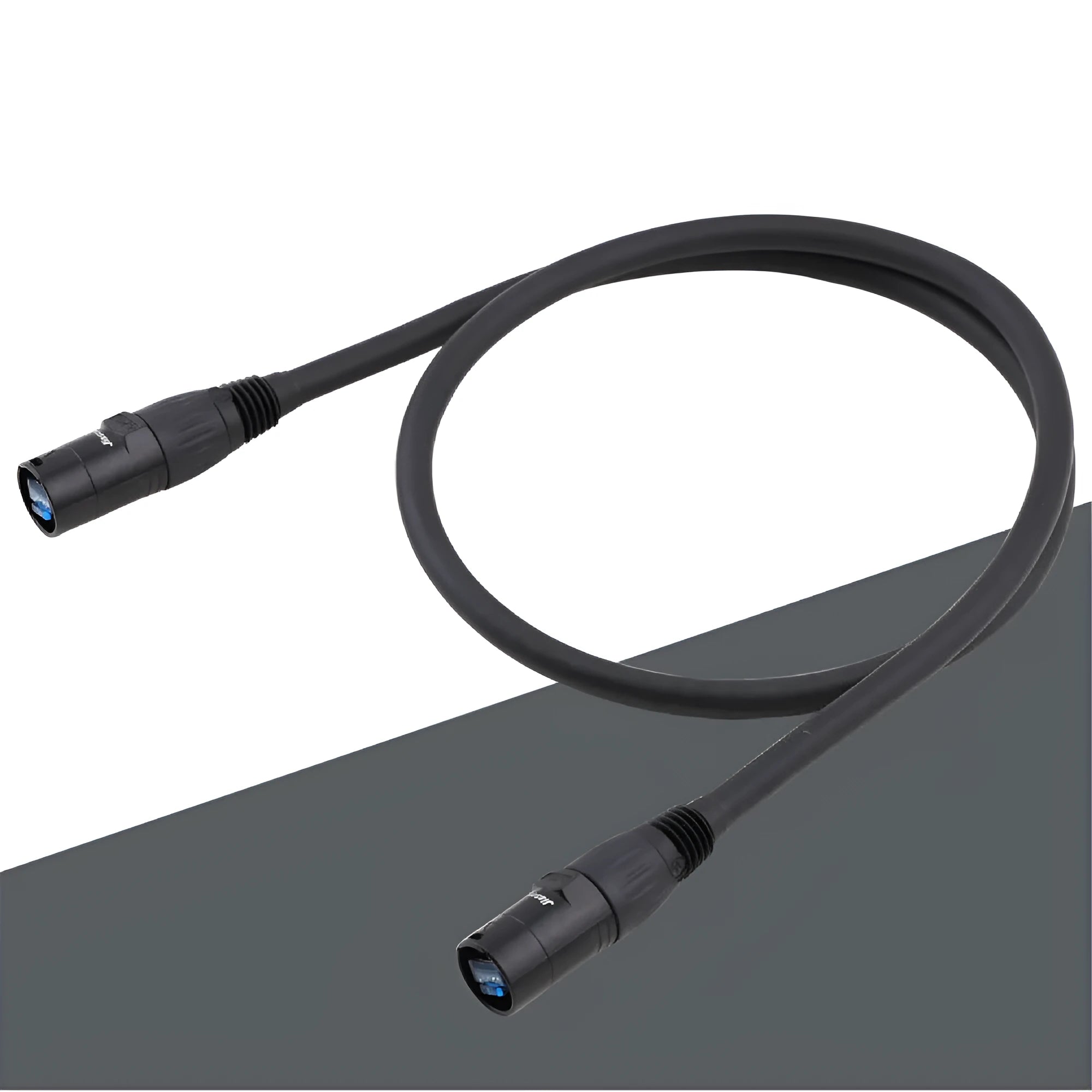 10-metre long grey CAT6 RJ45 Ethernet extension cable with connectors on a white background