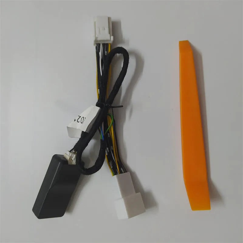 Black Toyota tyre pressure monitoring display module for dashboard installation