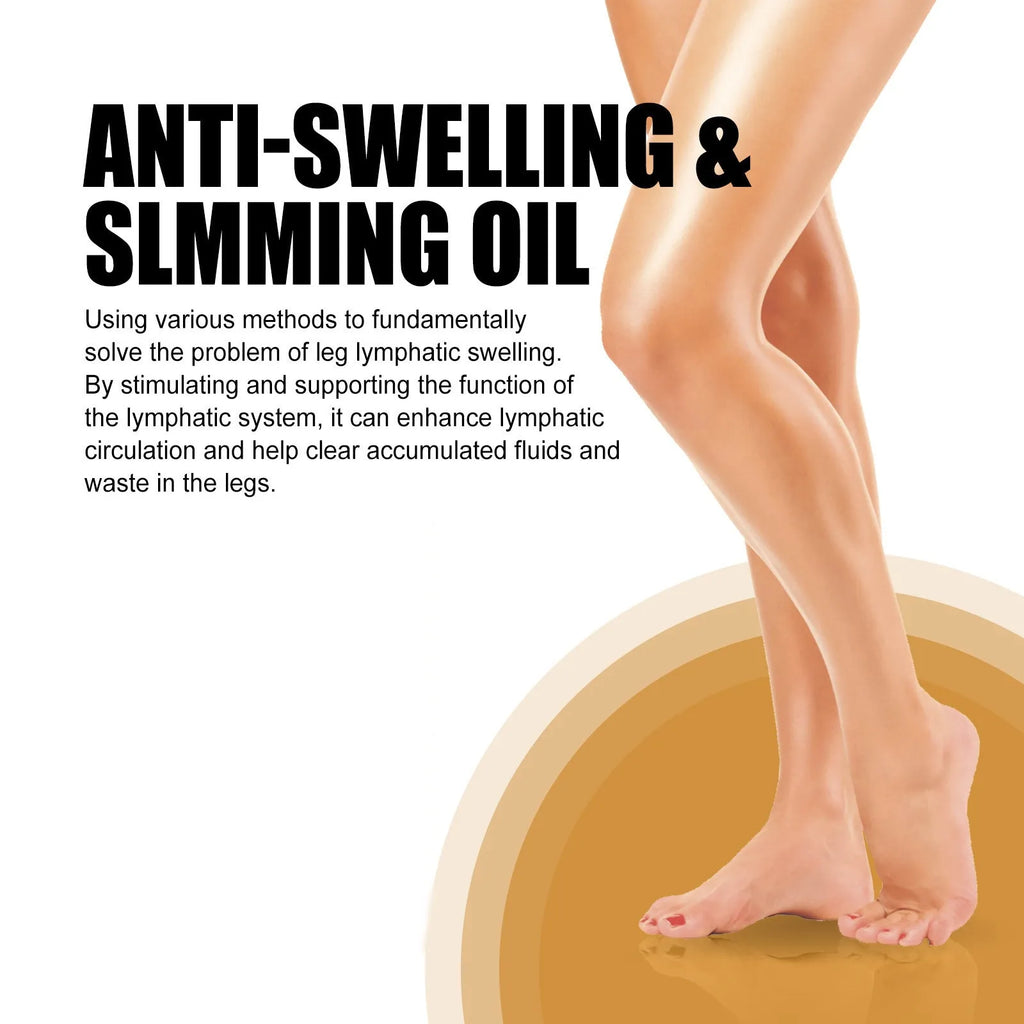50ml bottle of moisturising body and leg massage essential oil with natural plant extracts