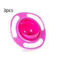 Children's rotating balance bowl in plastic, blue colour, suitable for toddlers over 24 months