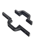 Black off-road vehicle mounting bracket for trailer hook lamp holder