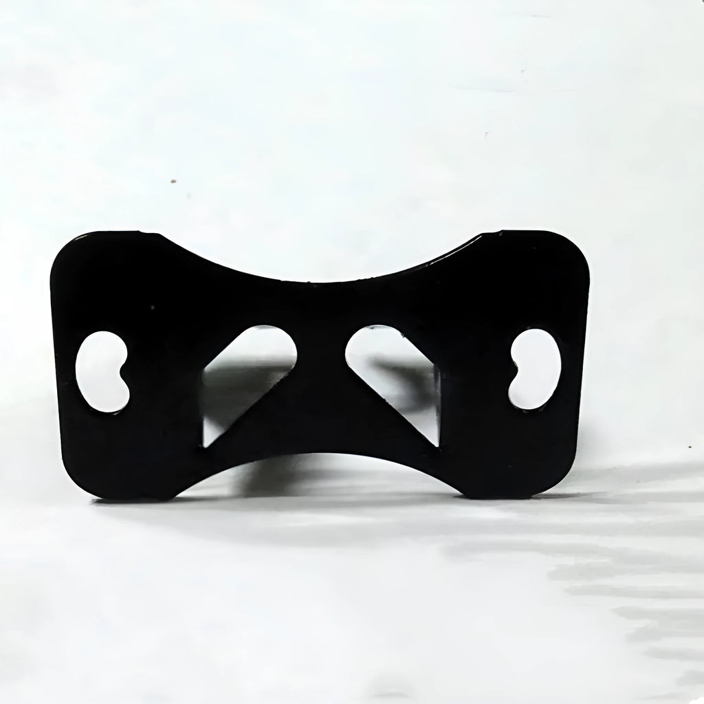 Black metal adjustable car camera mounting bracket with 120-degree rotation capability