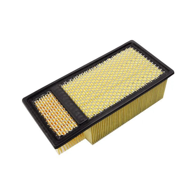 Dodge Ram pickup truck air filter cartridge with connection threads and sealing ring