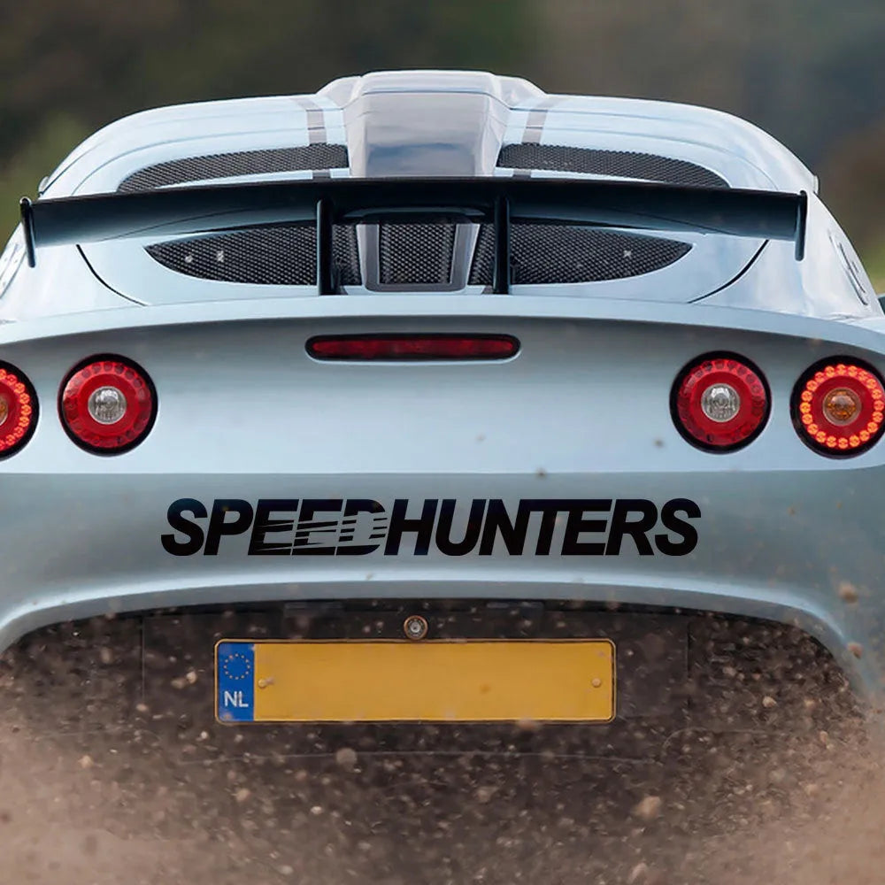Speed Hunters reflective vinyl car sticker 59cm by 10cm in various colour options